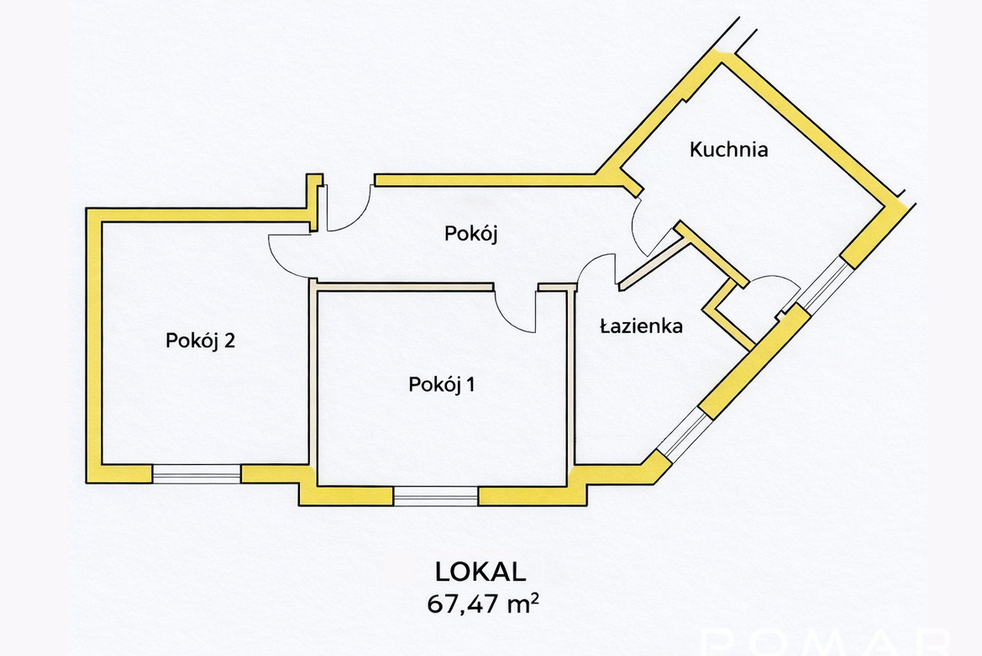 ★ M3 | 67,5 m² | 2 pokoje | Racibórz, Waryńskiego