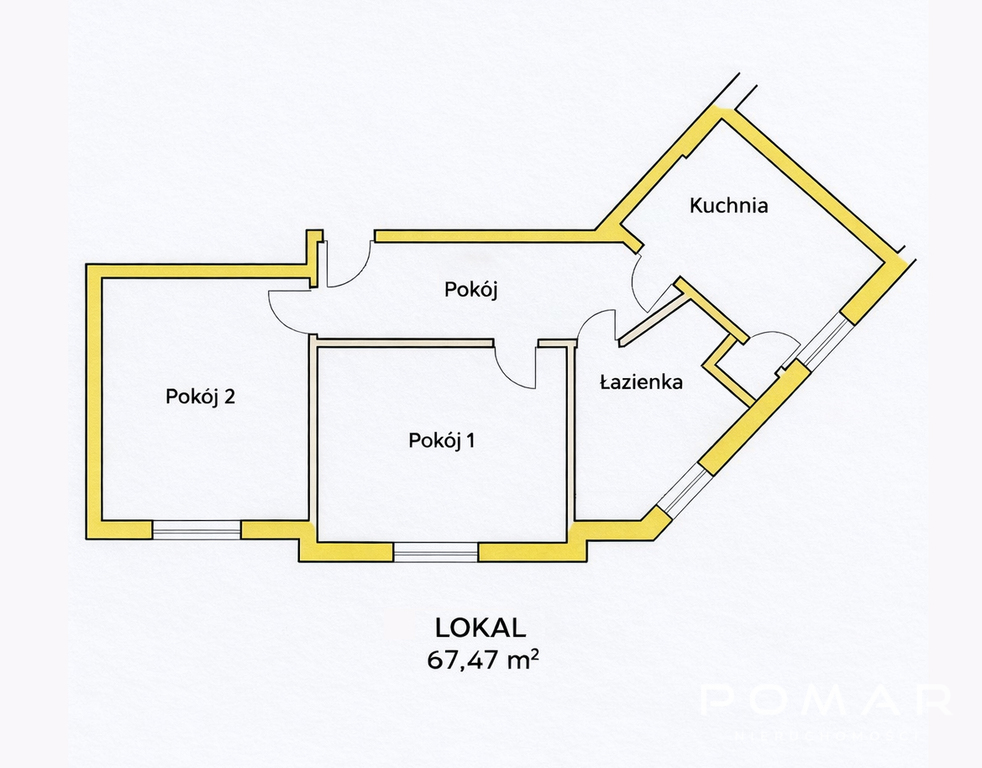 ★ M3 | 67,5 m² | 2 pokoje | Racibórz, Waryńskiego