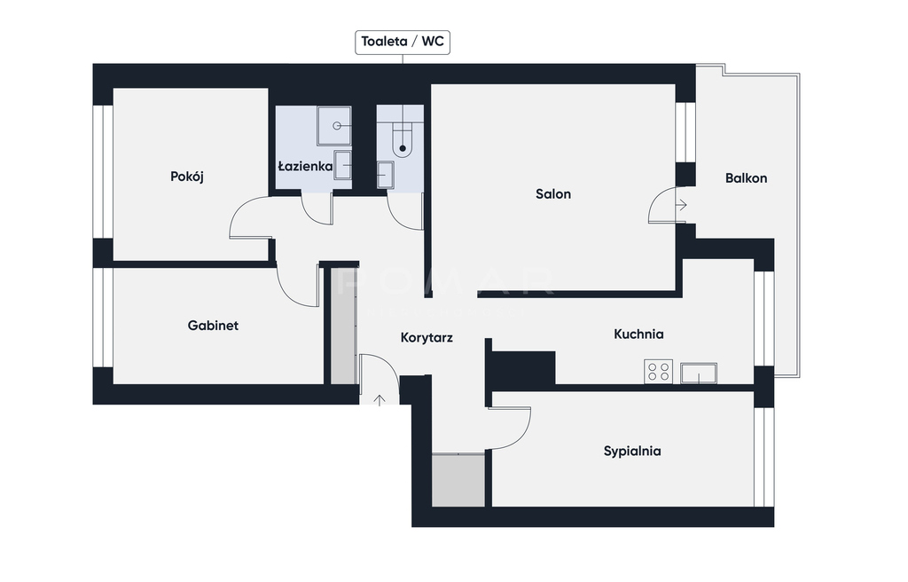 4 pokoje | 72,3 m² | Duży balkon | REZERWACJA !!!