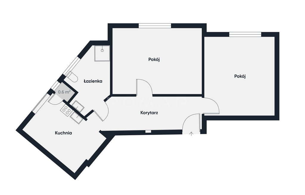 ★ M3 | 67,5 m² | 2 pokoje | Racibórz, REZERWACJA