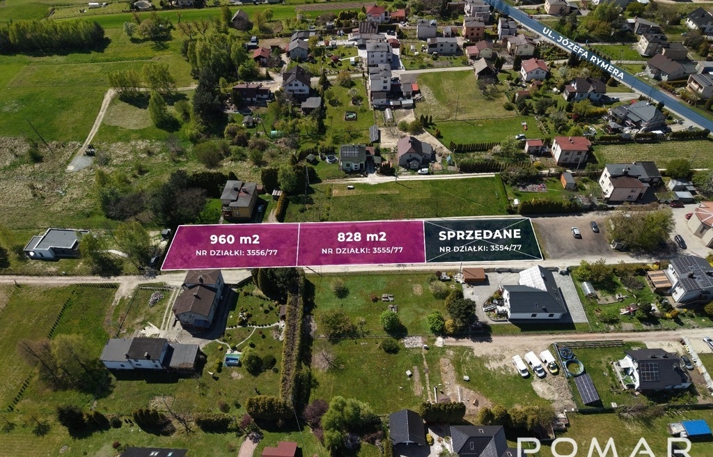 Trzy działki budowlane ★ Radlin I MPZP 767–960 m²