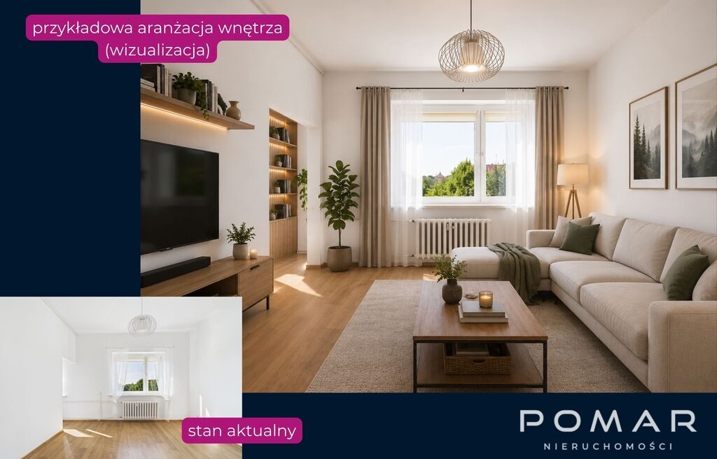 Nowa cena! Wyremontowane 2 pokoje w centrum Raciborza!