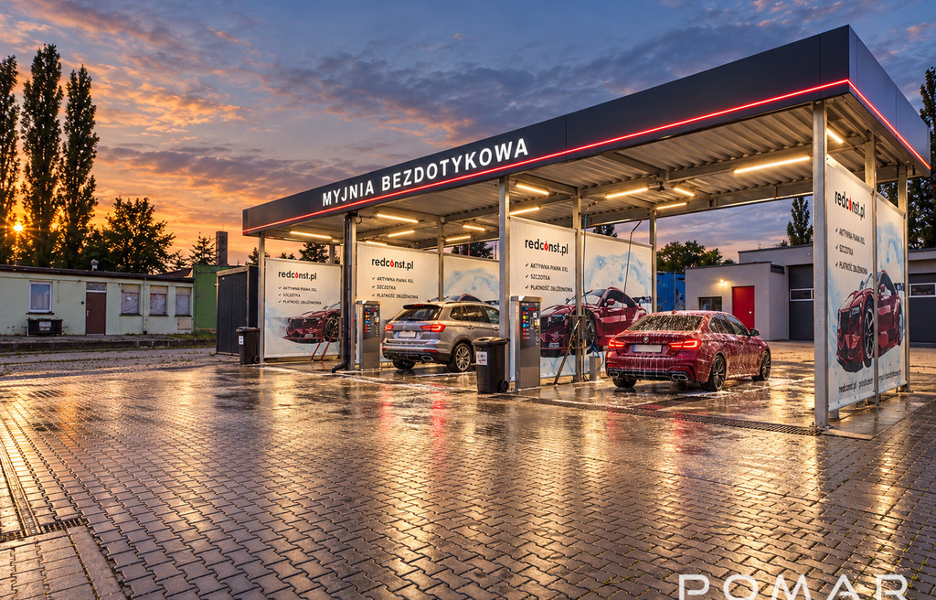 Funkcjonująca myjnia bezdotykowa I  Racibórz