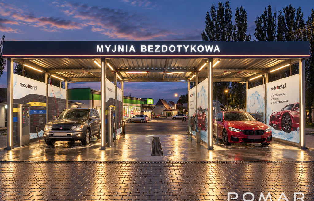 Funkcjonująca myjnia bezdotykowa I  Racibórz